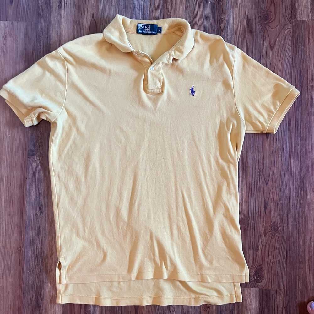 Ralph Lauren Men's Polo Shirt in Yellow